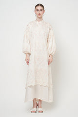 Kalisa Midi Dress in Cream