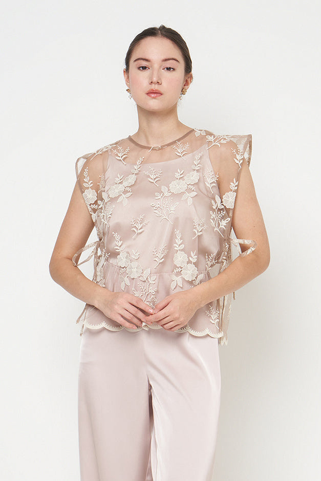Rhea Top in Nude