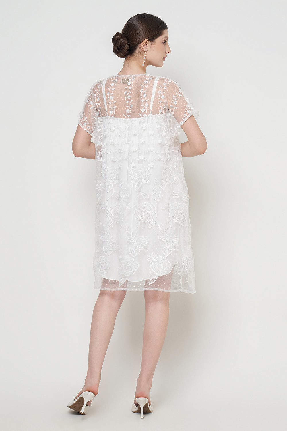 Lisha Dress in White