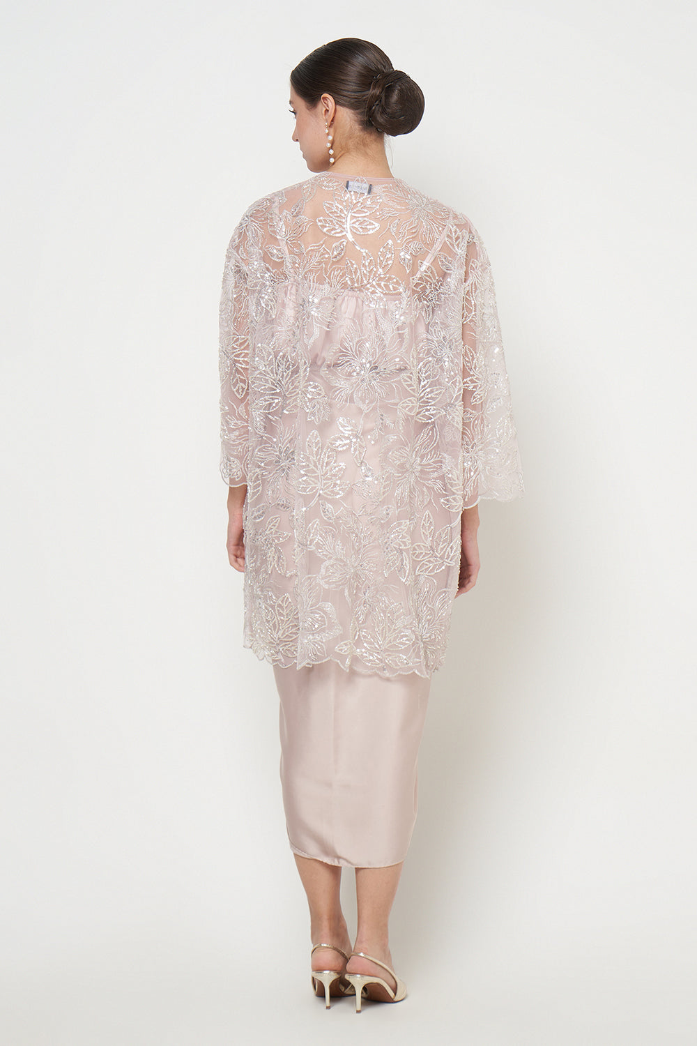 Pranika Outer Top in Baby Pink