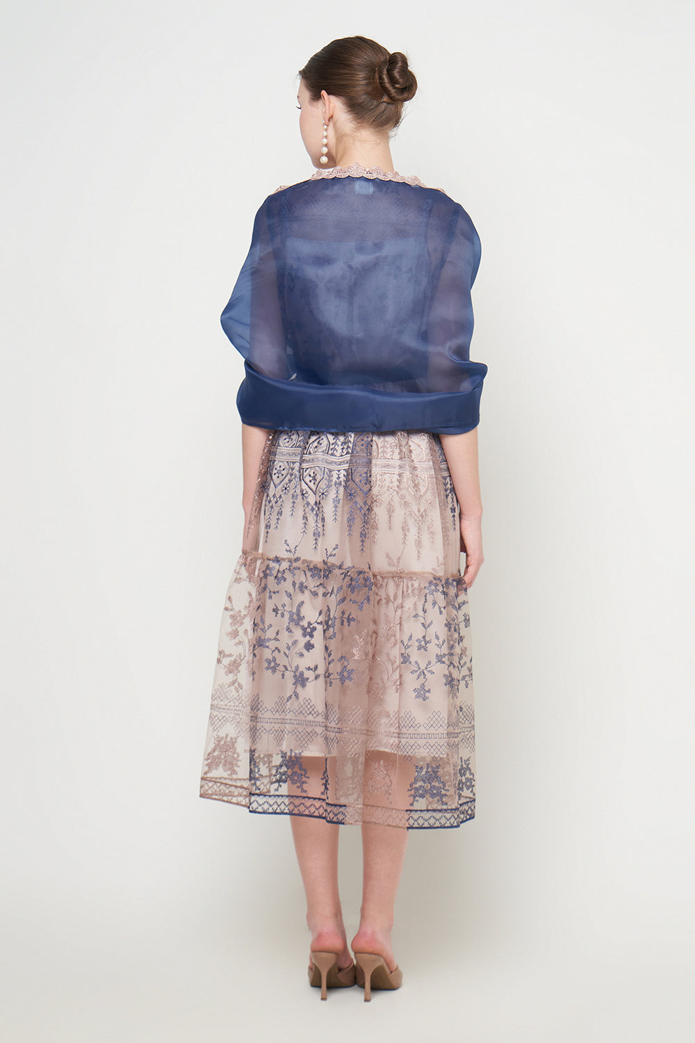 Jameela Dress in Navy