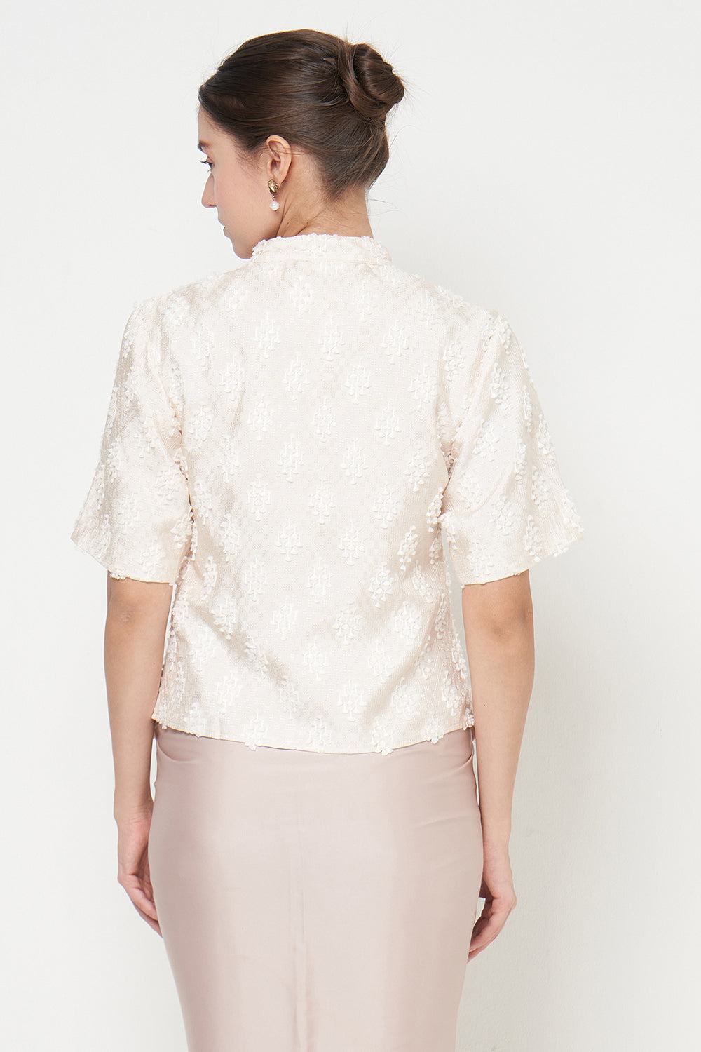 Lantari Kebaya Top in Light Cream