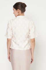 Lantari Kebaya Top in Light Cream