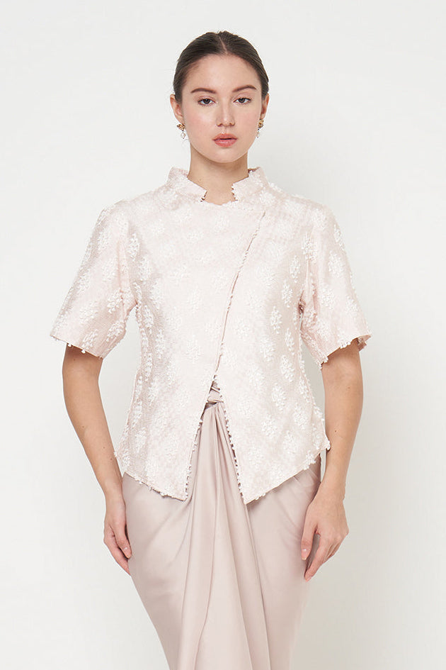 Lantari Kebaya Top in Nude