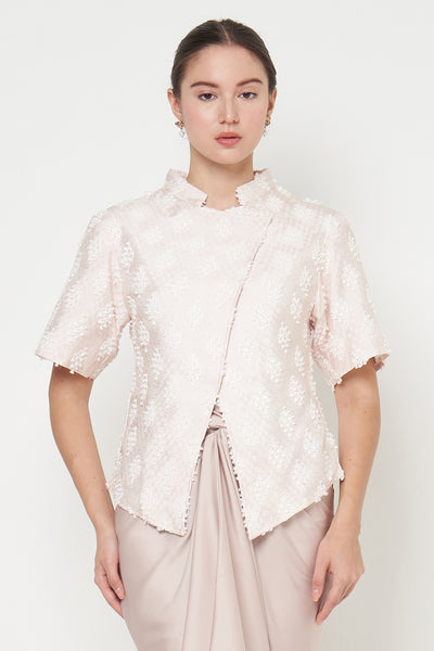 Lantari Kebaya Top in Nude