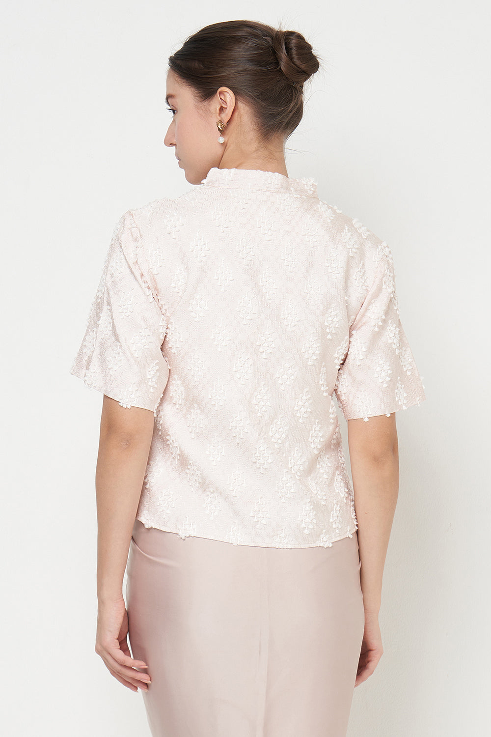 Lantari Kebaya Top in Nude