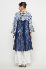 Allesia Outer Top in Blue