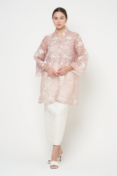 Rehana Kebaya Top in Blush Pink
