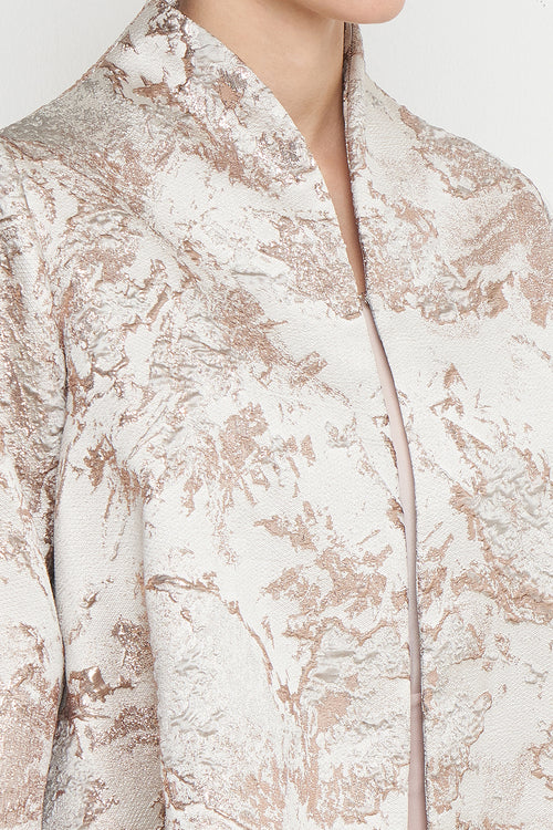 Leona Outer Top in White Gold