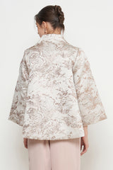Leona Outer Top in White Gold