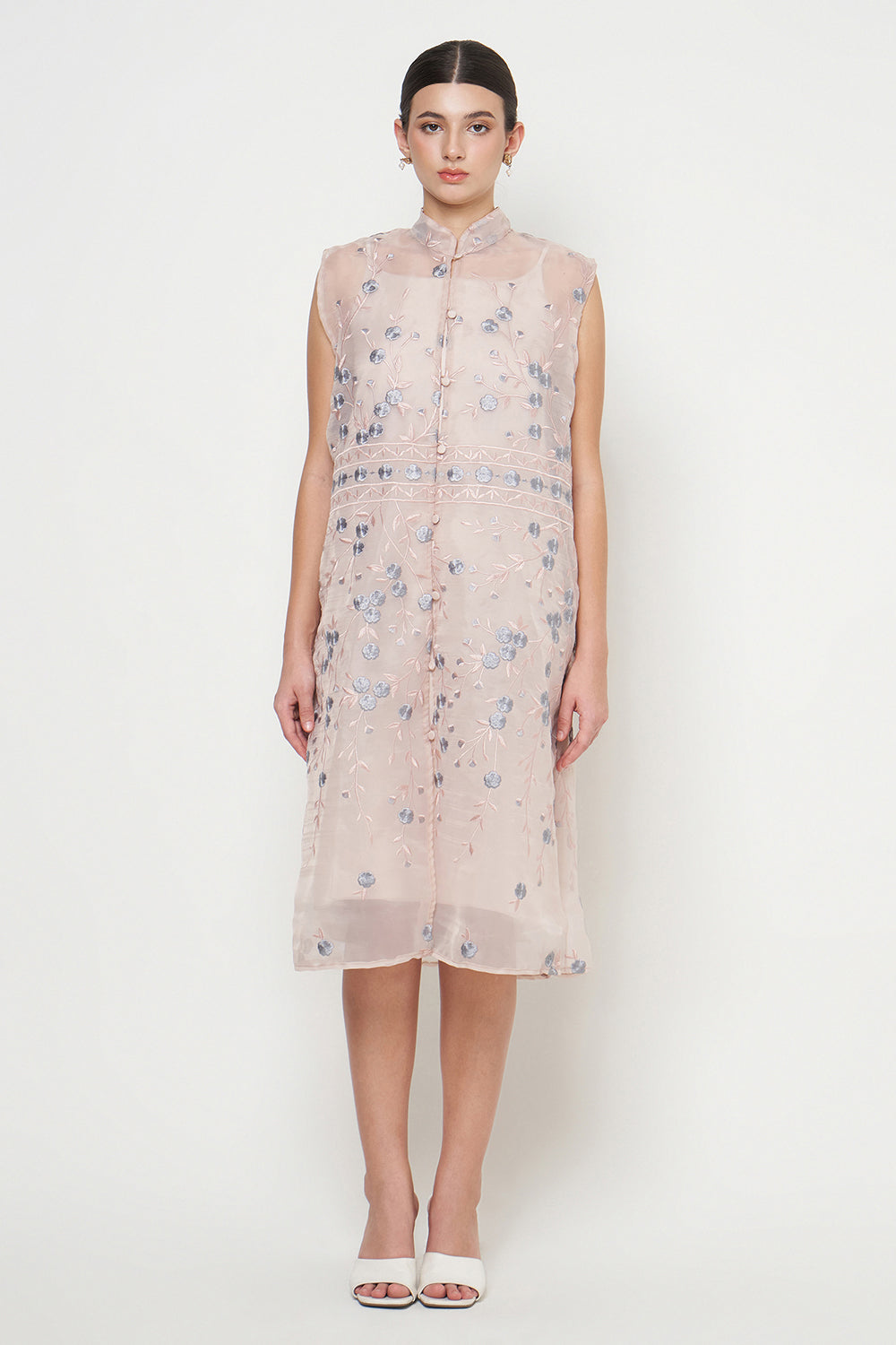 Mayleen Dress in Nude Pink