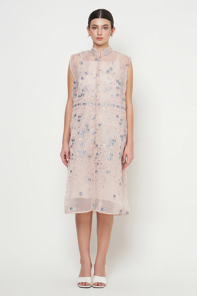 Mayleen Dress in Nude Pink