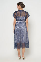 Ghina Dress in Navy