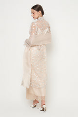 Kanaya Long Kebaya Set in Cream