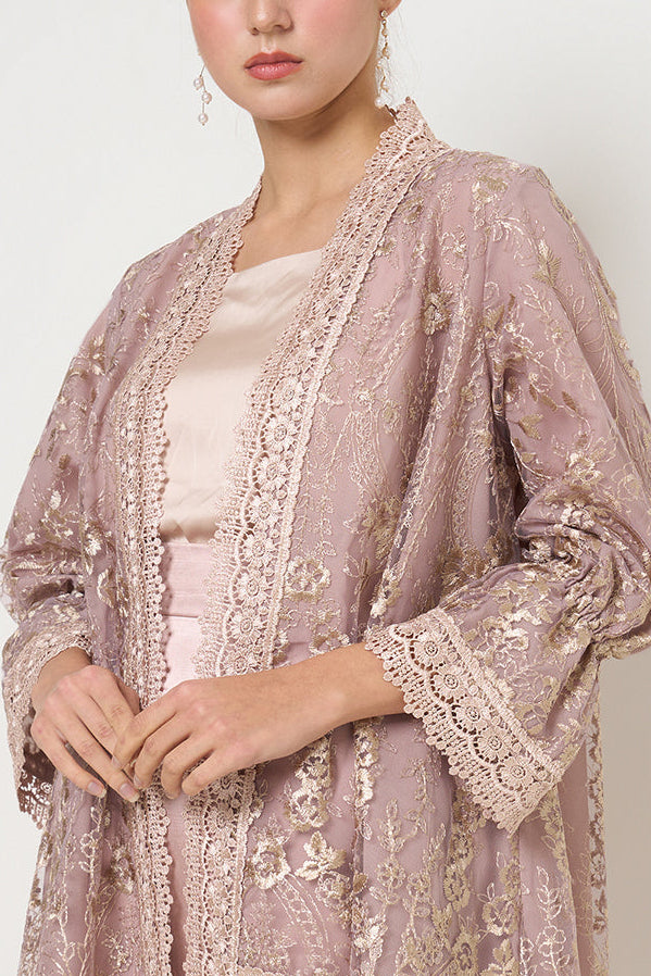 Ayna Outer Top in Violetta Terre