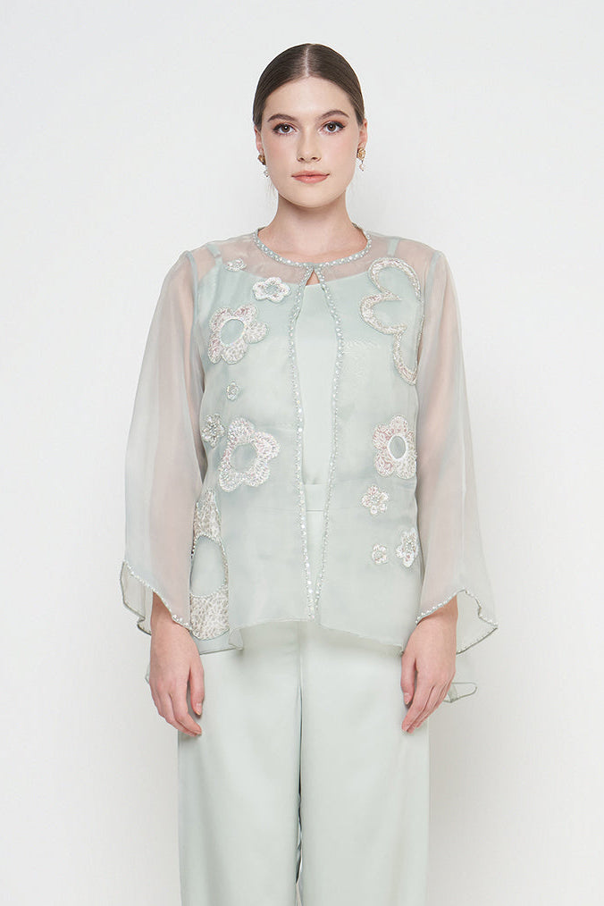 Aubree Blouse in Green