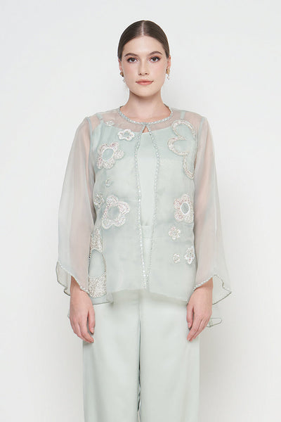 Aubree Blouse in Green