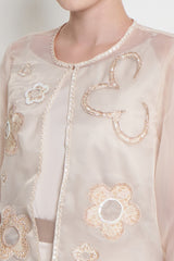 Aubree Blouse in Nude