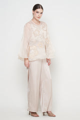 Aubree Blouse in Nude