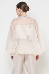 Aubree Blouse in Nude