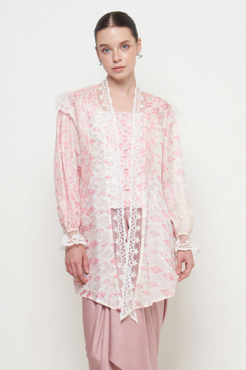 Hansara Top in Dusty Pink