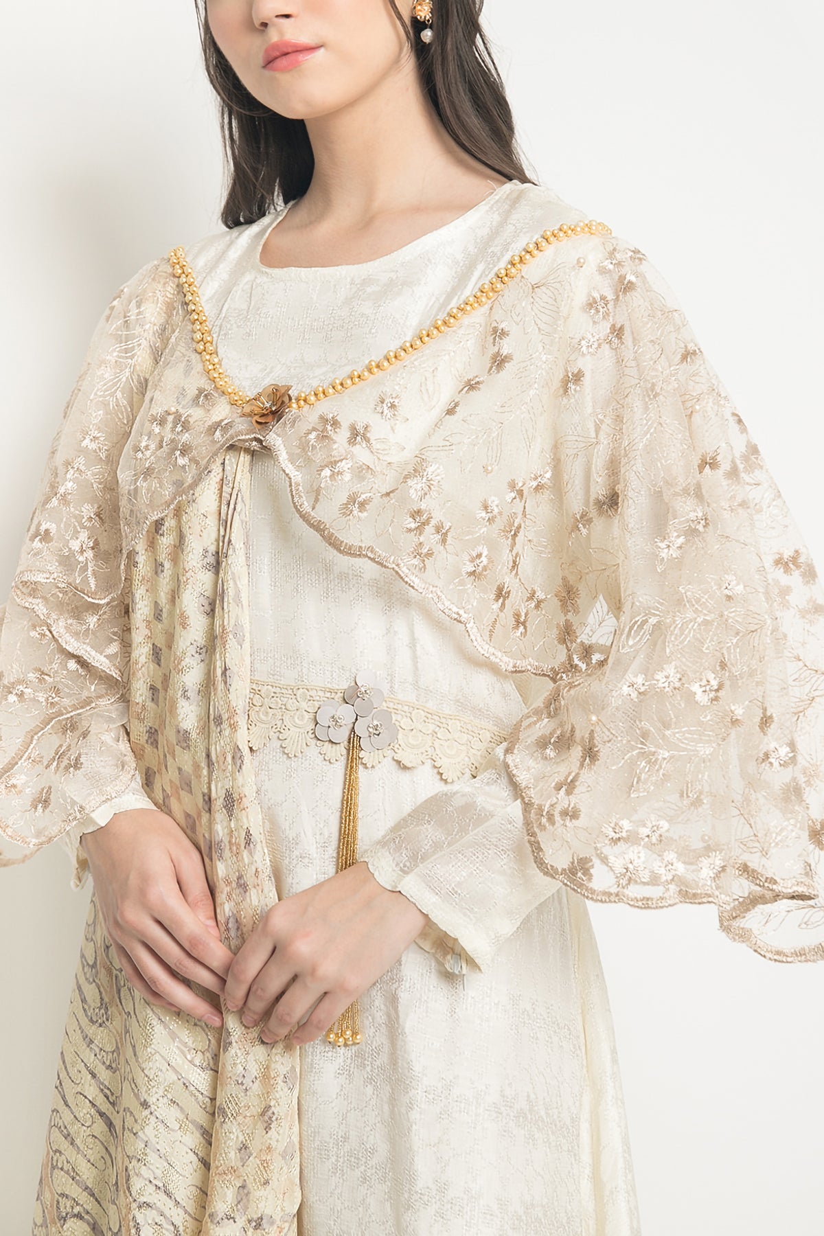 Vera Dress in Cream by Batik Tepa Selira
