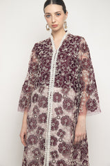 Aruna Kebaya Top in Maroon