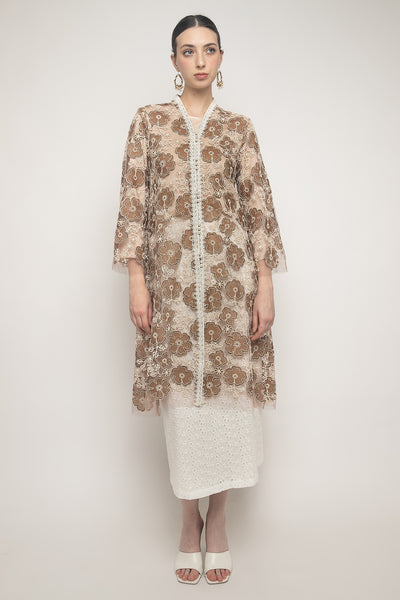 Aruna Kebaya Top in Mocca