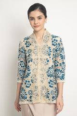 Dinara Kebaya in Sapphire Blue