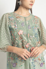 Linnea Outer in Sage Floral