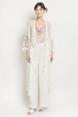 Lula Long Outer Top in White