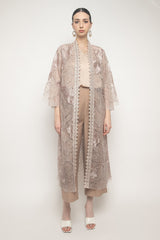 Raya Long Outer Top in Nude