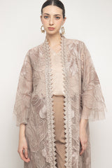 Raya Long Outer Top in Nude