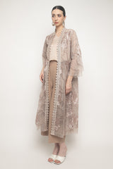 Raya Long Outer Top in Nude