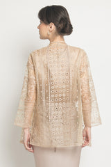 Rosemary Outer in Nude Gold
