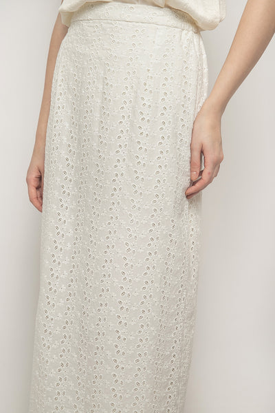 Ziya Skirt in White