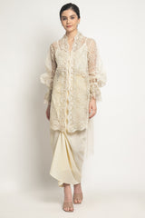 Zana Kebaya Set in Ivory