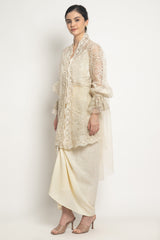 Zana Kebaya Set in Ivory