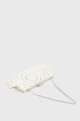 Kiara Clutch in White