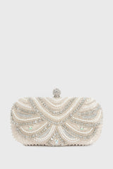 Lailyn Clutch in Beige