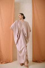 Calla Kaftan Dress in Rosegold