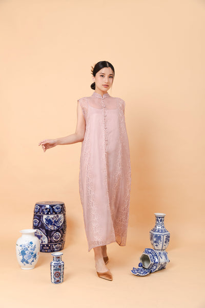 Chayra Dress in Rosegold