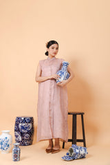 Chayra Dress in Rosegold