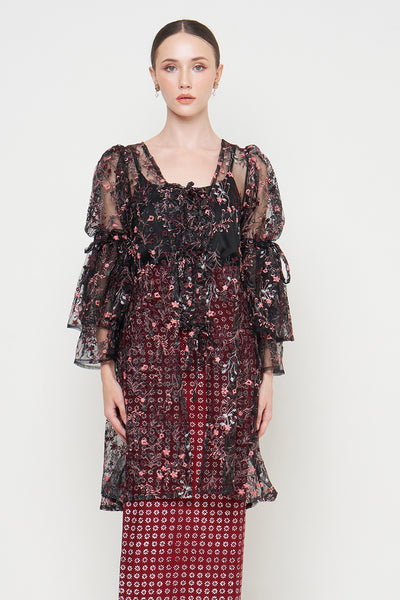 Andari Kebaya Top in Black