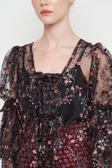 Andari Kebaya Top in Black