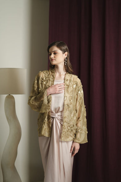 Azura Outer Top in Khaki