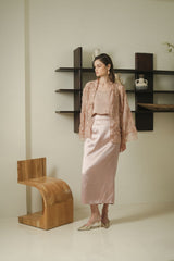 Azura Outer Top in Rosegold