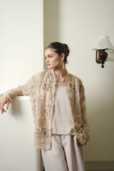 Azura Outer Top in Nude