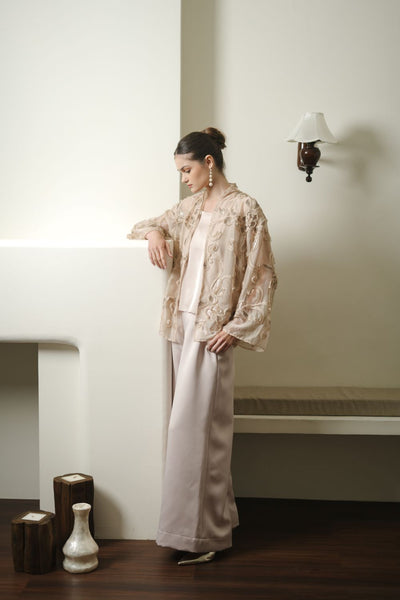 Azura Outer Top in Nude