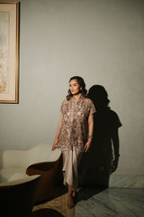 Risha Top in Taupe